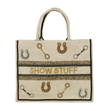 ‘Show Stuff’ Beaded Tote